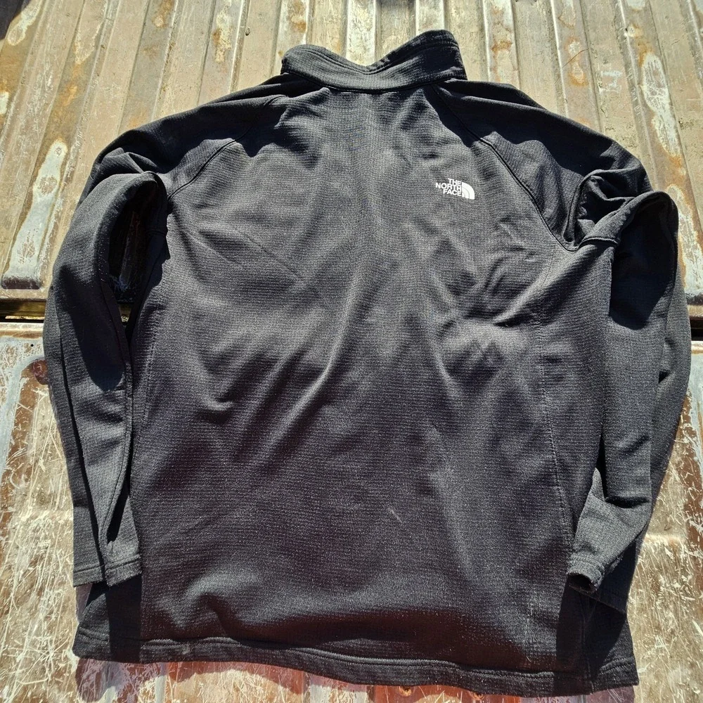 North Face Jacket Mens 2XL Black Full Zip Mountain Peaks Outdoor S20 NF0A47FD